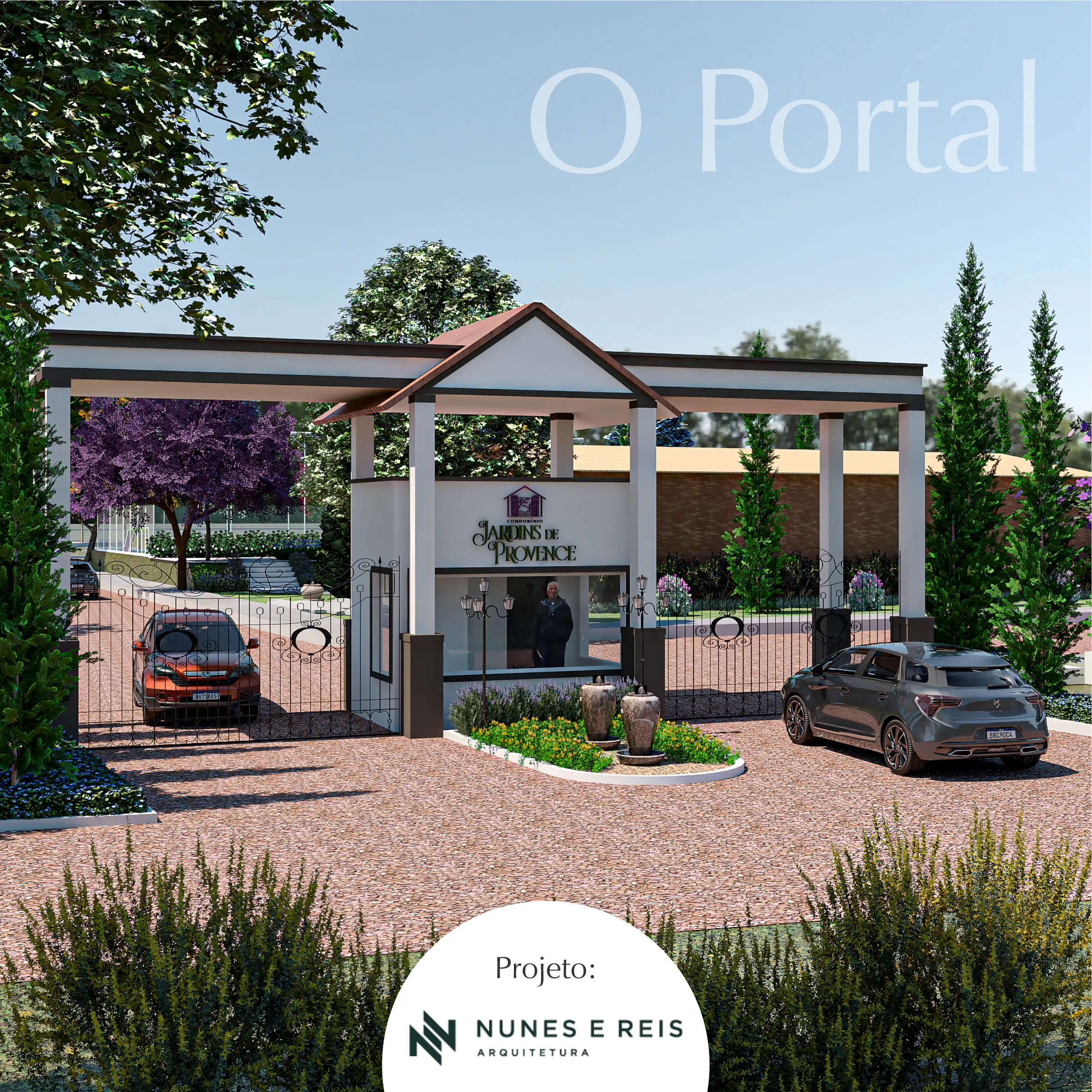 JARDINS DE PROVENCE POST PORTAL